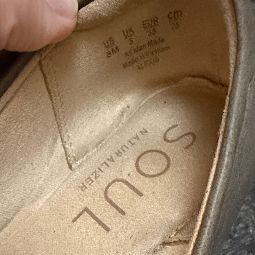 SOUL Naturalizer Women's Taupe Slip-On Flats - Picture 6 of 6
